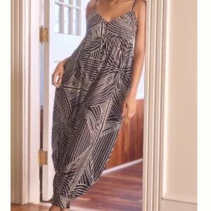 Anthropologie Printed lounge jumpsuit
